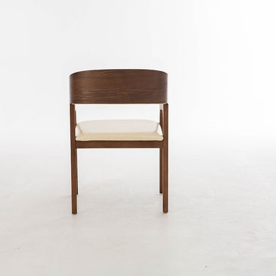Nordic Solid Wood Design Presidentstoel Zwart Lederen Meubelen Opmerking fauteuil Stoel Voor Restaurant Garantie Eén Jaar