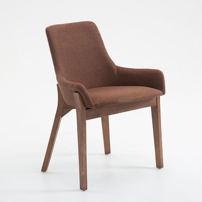 Home Meubelen Maleisië Rubber Hout Bibliotheek Eetstoelen met luxe ronde rug