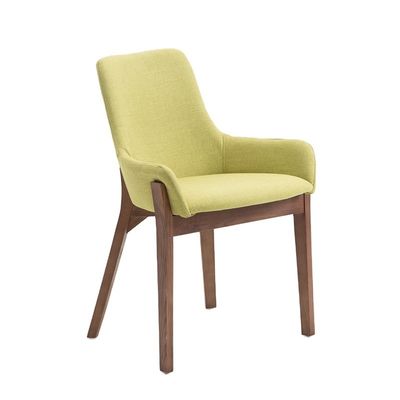 Massivhouten benen gesneden frame Birch Hout Hotel eetstoelen met gepoleerde stoelen