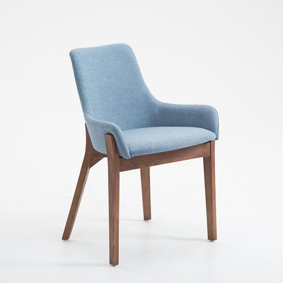 Massivhouten benen gesneden frame Birch Hout Hotel eetstoelen met gepoleerde stoelen