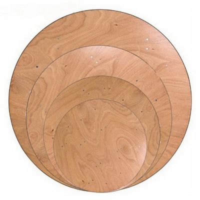 Ontwerp Ronde Houten Banket Bruiloft Opvouwbare Boerderij Tafel Eetkamer Tafel voor Evenementen Huur en Eetkamer Meubelen
