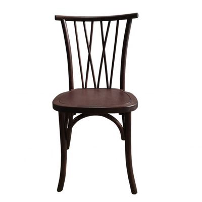 Vervaardiging Levering Stapelbare houten stoelen voor evenementen Modern design Hotel Restaurant Banket en huis