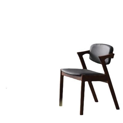 Home Meubelen Noordse stijl Z-vormige eiken hout Pu/ Stof gepoleerde eetstoel met OEM-service Algemeen aanvaard