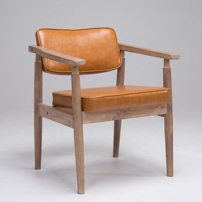 Vintage stijl antieke massief houten armleuning Cafe Restaurant Leisure Lounge Vintage stoel met OEM service geaccepteerd