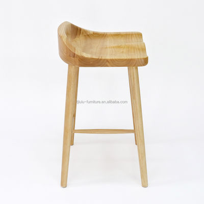 W43*D42.5*H74CM Antieke barstoel van massief hout Hoogste stoel Houten stoel