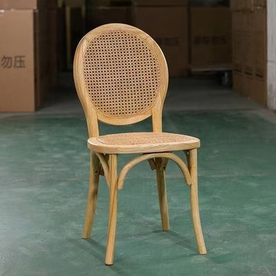 Hotel Banket Evenement Eetkamer Meubelen Luxe Moderne Stapelbare Rattan Houten Bruidsstoelen Voor Elegante Zittingen