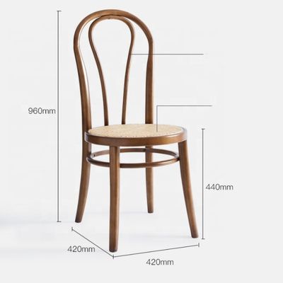 Antieke beuk massief hout thonet stoelen voor tuinfeesten evenementen concurrerende optionele kleuren luxe moderne stijl