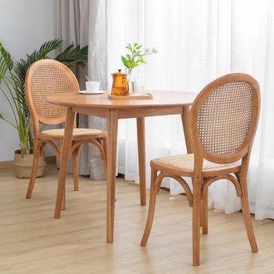 Antieke bruiloft receptie banket Franse evenement stoelen Vintage rotan stoel voor eetkamer