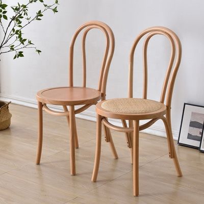 Verstelbare hoogte gebogen hout beuk been eetstoel voor huishoudelijke meubelverbetering