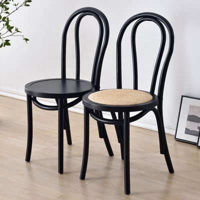 Verstelbare hoogte gebogen hout beuk been eetstoel voor huishoudelijke meubelverbetering