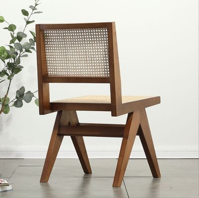 Antieke Noorse restaurantmeubilair Eetstoel van massief hout met Hotel Rattan/Wicker en goed ontwerp