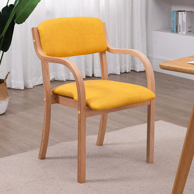 Specific Eetstoel Houten Luxe Stof Pu Lederen Franse Stijl Eetkamer Gebogen Houten Eetstoel voor Moderne Huizen