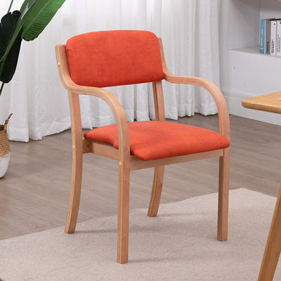 Specific Eetstoel Houten Luxe Stof Pu Lederen Franse Stijl Eetkamer Gebogen Houten Eetstoel voor Moderne Huizen