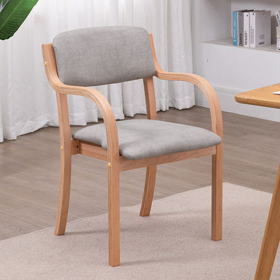 Specific Eetstoel Houten Luxe Stof Pu Lederen Franse Stijl Eetkamer Gebogen Houten Eetstoel voor Moderne Huizen