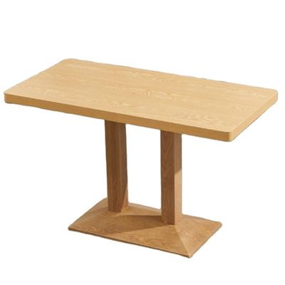 Houten eettafel in modern ontwerp voor op maat gemaakte kleurrestaurantmeubilair