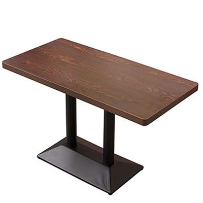 Houten eettafel in modern ontwerp voor op maat gemaakte kleurrestaurantmeubilair