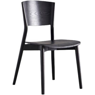 Moderne luxe huishoudelijke/hotel eetstoel met stapelbaar ontwerp en massief houten materiaal