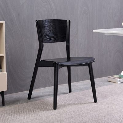 Moderne luxe huishoudelijke/hotel eetstoel met stapelbaar ontwerp en massief houten materiaal