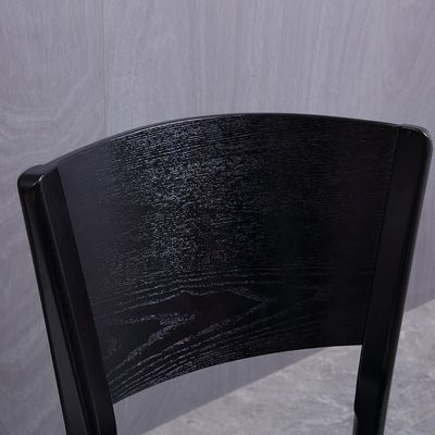 Moderne luxe huishoudelijke/hotel eetstoel met stapelbaar ontwerp en massief houten materiaal