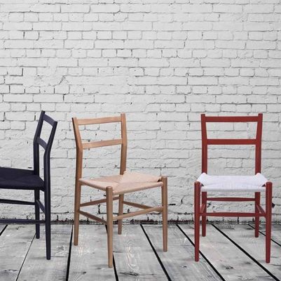 Algemene houten rottangediningstoel voor Nordic huishoudelijk meubilair
