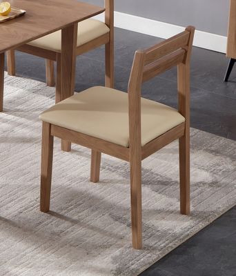 Woonkamermeubelen Stoelen van massief hout met kussen in modern klassiek design
