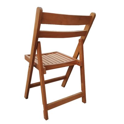 Materiaal van massief hout dekking Nordic Design Opvouwbare eetstoel voor restaurant Hotel Algemeen huismeubilair