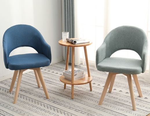 Moderne stijl Noorse eetkamerstoelen met kleurrijke houten stoelen rugleunen en armleuningen