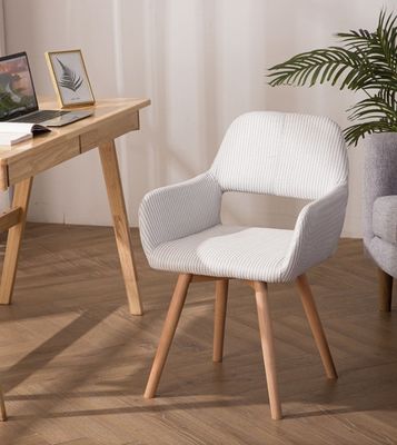 Eetkamermeubilair van massief houten benen Nordic Kleurrijke gepoleerde eetstoel voor klantvereisten