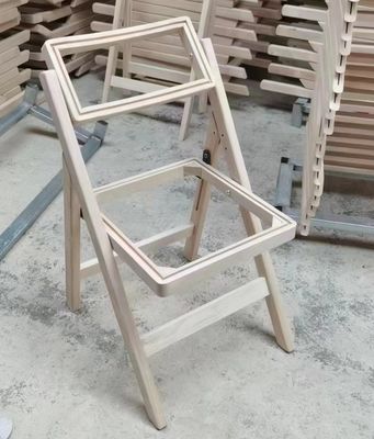 Houten eetkamermeubilair Duurzame opvouwbare stoelen voor restaurants en evenementen