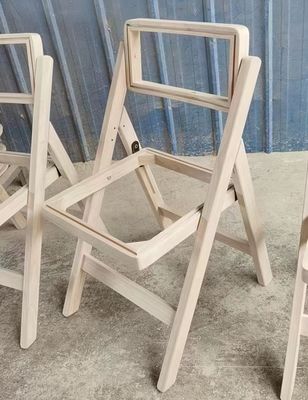 Houten eetkamermeubilair Duurzame opvouwbare stoelen voor restaurants en evenementen