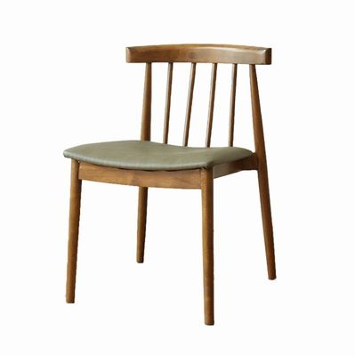 Algemeen Huishoudelijk meubilair Contemporary Design Style Houten eetstoel met stoel armsteun van stof
