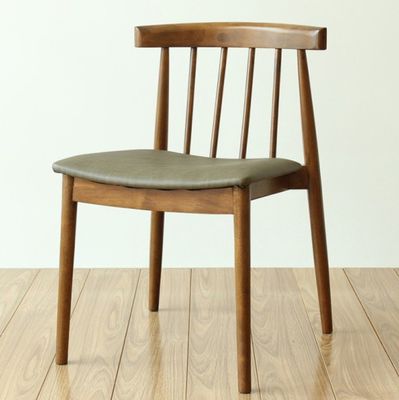 Algemeen Huishoudelijk meubilair Contemporary Design Style Houten eetstoel met stoel armsteun van stof