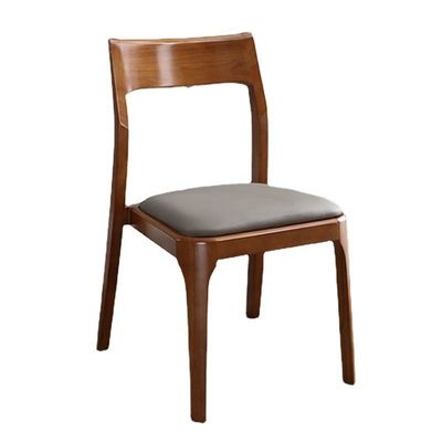 Postverpakking Y Houten Nordic Light Luxe Hotel Cafe Stapelbare leer gepoleerde eetstoel