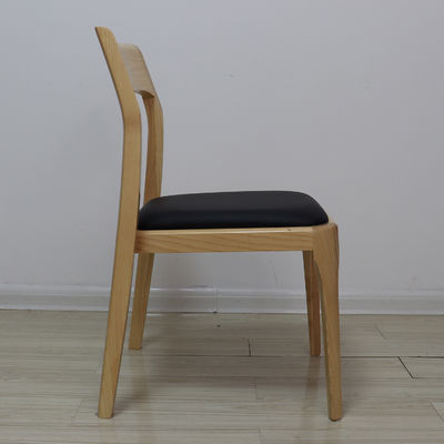 Postverpakking Y Houten Nordic Light Luxe Hotel Cafe Stapelbare leer gepoleerde eetstoel