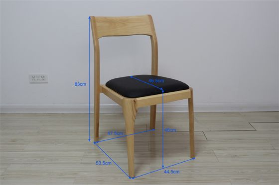 Postverpakking Y Houten Nordic Light Luxe Hotel Cafe Stapelbare leer gepoleerde eetstoel