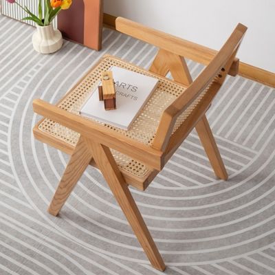 Custom massief hout armsteun rotsen stoel voor binnen klassieke eetkamermeubelen in restaurants