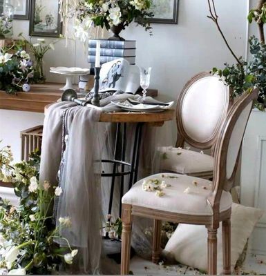 OEM-service Massief hout Louis Banket Houten stoel voor evenementen NIET Gevouwen en aanvaard