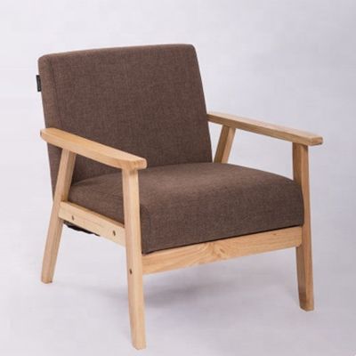 Gepersonaliseerde witte stoel woonkamermeubilair Moderne bank Stof armstoelen voor lounge zitjes en luxe vrijetijdsbesteding