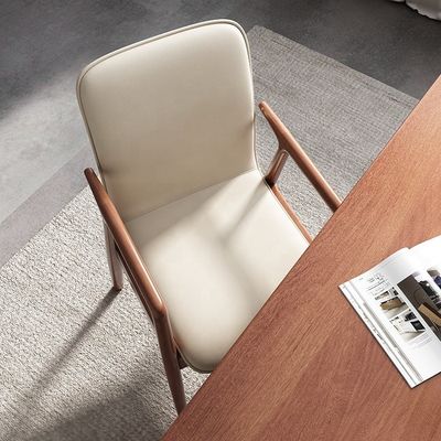 Massivhouten luxe hotel eetstoel in modern design voor restaurantmeubilair