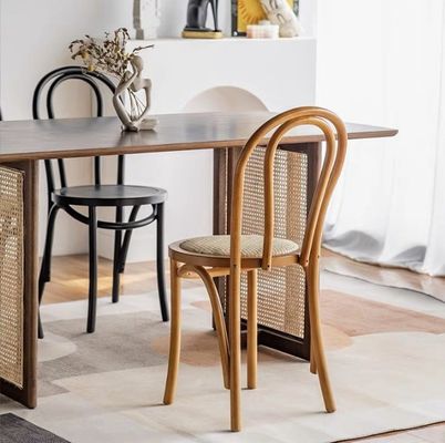 Massivhouten stoelen voor bruiloften, stevige stoelen voor evenementen, houten stapelbare eetstoelen