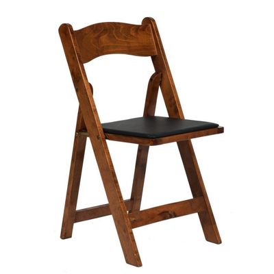 Europese moderne eetkamermeubilair Eetstoel Nordic Design Solid Wood PU Leer Huwelijkstoelen Proefontwerp Modern