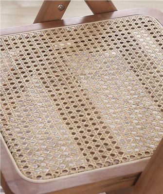 Nordic Solid Wood Folding Rattan Eetstoel met traditioneel vakmanschap