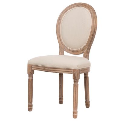NO Geklapte Louis-bankets stoel van massief hout voor evenementen Nordic Wedding and Event Chair D54*W53*SH44.5*H76.5