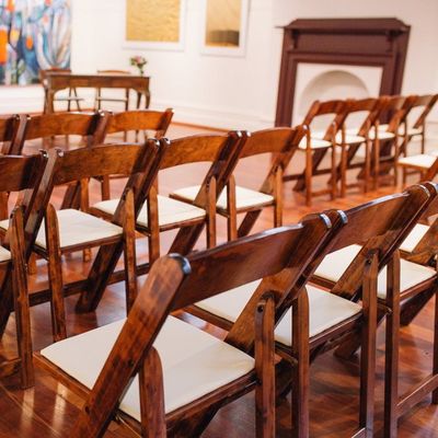 Restaurants stoel voor banket Modern opvouwbaar massief hout Eetkamer Huwelijk Houten stoel