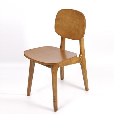 Rubberen hout Noorse restaurantstoel Prachtige houten stoelen voor moderne eetkamer