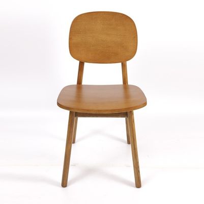 Rubberen hout Noorse restaurantstoel Prachtige houten stoelen voor moderne eetkamer