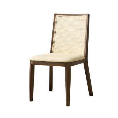 Restaurantenmeubilair Rattan stoel met ashout frame en gepoleerde stoel