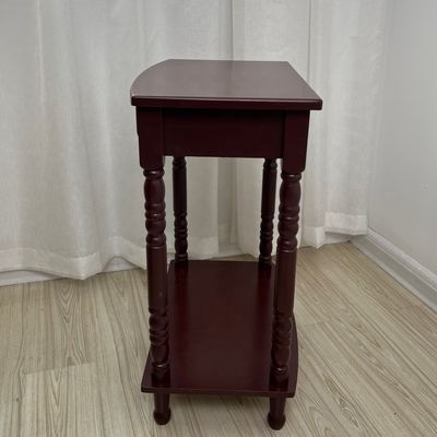 Nice Style Vintage Massivhouten Kasteel Zijde Tafel Nachtstand Met Schubben Voor Slaapkamer Woonkamer Eetkamer Meubelen OEM/ODM