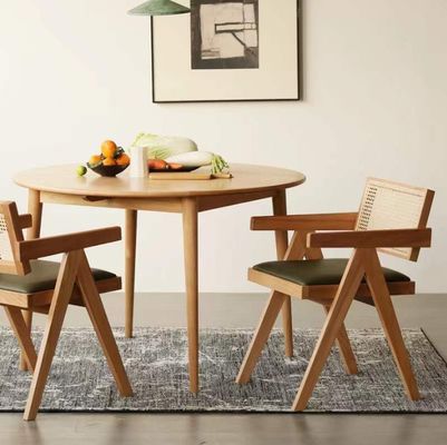 Houten rattan eetkamer armleunstoel met massief hout Constructie Algemeen huismeubilair