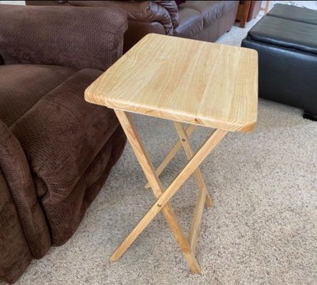 2022 Stijl Woonkamermeubelen Houten opvouwbare tafel met massief houten materiaal en functioneel ontwerp